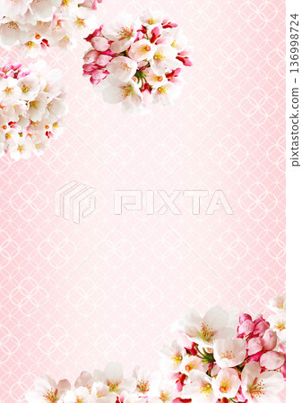 櫻花背景 136998724