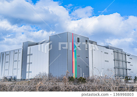 谷歌印西資料中心(千葉縣印西市)巨大的外觀 谷歌印西資料中心(千葉縣印西市)巨大的外觀 136998803