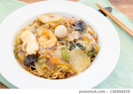 美味的紅豆泥炒麵 美味的紅豆泥炒麵 136998939