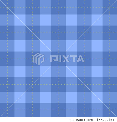Blue checkered and dotted line seamless pattern background illustration Blue checkered and dotted line seamless pattern background illustration 136999153