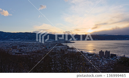 Sunset seen from Tateishi Park 136999465