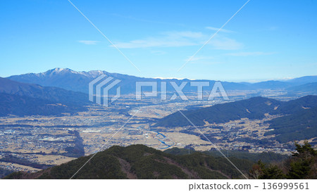 Spectacular view from the summit of Mount Jinbagata Spectacular view from the summit of Mount Jinbagata 136999561