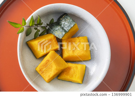 水煮南瓜，水煮南瓜，燉南瓜 136999901