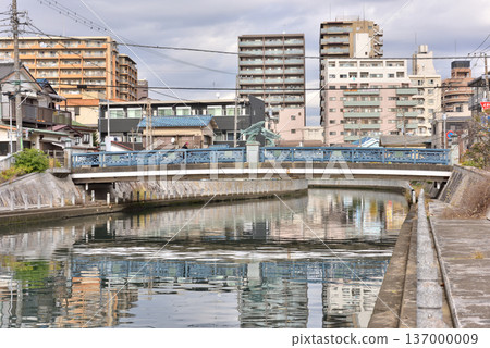 The streets of Funabashi, where the Ebi River flows The streets of Funabashi, where the Ebi River flows 137000009