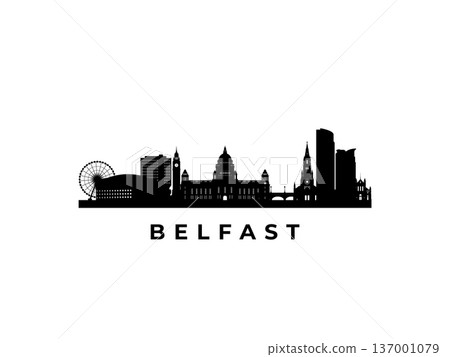 Vector Belfast skyline. Vector Belfast skyline. 137001079