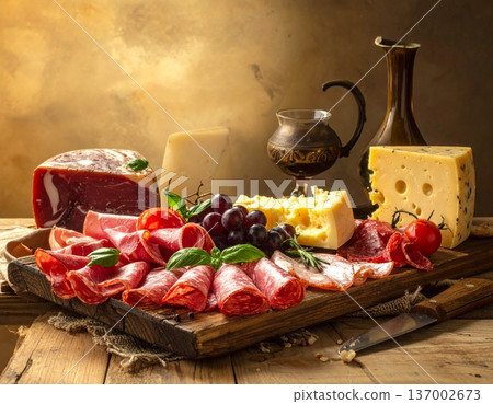 variety of meat products 137002673