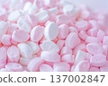 Cherry blossom petal shaped marshmallows 137002847