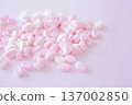Cherry blossom petal shaped marshmallows 137002850