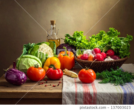 set of vegetables 137003023