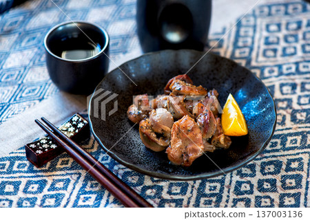 Sand on a plate Sand on a plate 137003136