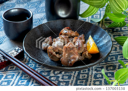 Sand on a plate 137003138