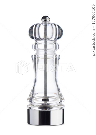 Empty glass pepper mill 137005109