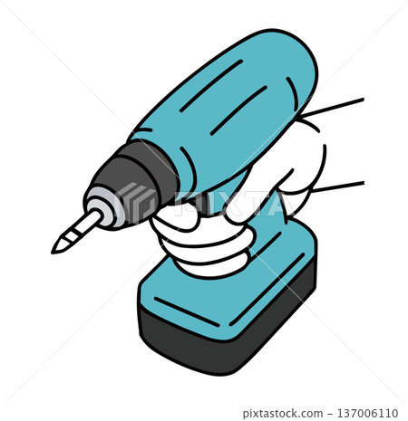 一手拿電鑽 137006110