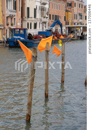 Flags Canal Works Venice Flags Canal Works Venice 137006446