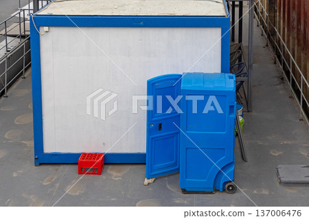 Wheeled Portable Toilet Container 137006476
