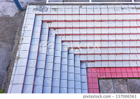 Corner Stairs Top View Corner Stairs Top View 137006561