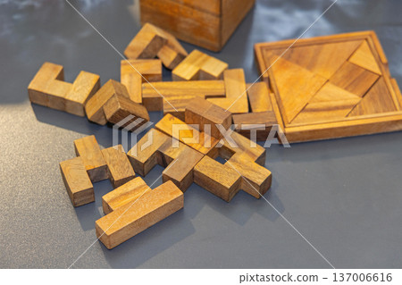 Wooden Jigsaw Puzzle Game 137006616
