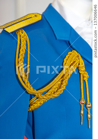 Gold Lanyard Blue Uniform Gold Lanyard Blue Uniform 137006646