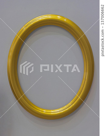 Gold Oval Frame Gold Oval Frame 137006662
