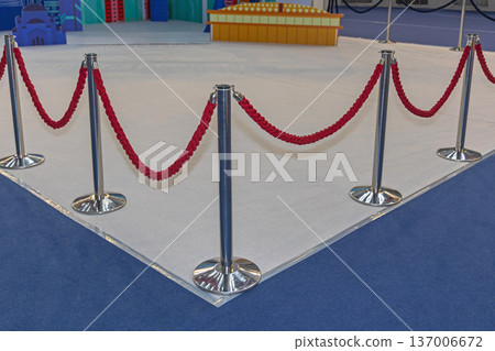 Red Rope Stanchions Red Rope Stanchions 137006672