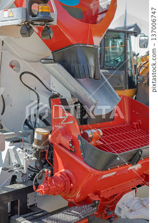 Concrete Chute Mixer Truck Concrete Chute Mixer Truck 137006747