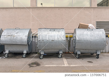 Industrial Waste Container Dumpster 137006751