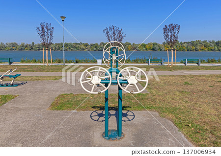 Outdoor Gym Exercises Machine 137006934