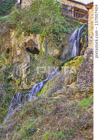 Orbaneja del Castillo Waterfall, Spain Orbaneja del Castillo Waterfall, Spain 137007404