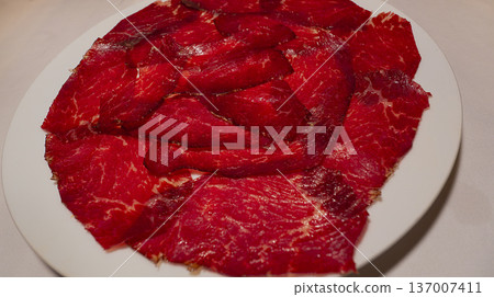 Cecina Meat, Spain Cecina Meat, Spain 137007411