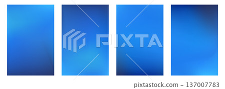 Abstract bright set of ultramarine blue vibrant sky or water mesh gradients. Soft turquoise colors trendy y2k gradation backgrounds for ui graphic design, banner, poster Abstract bright set of ultramarine blue vibrant sky or water mesh gradients. Soft turquoise colors trendy y2k gradation backgrounds for ui graphic design, banner, poster 137007783