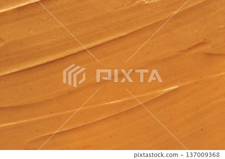 Smooth Creamy Peanut Butter Spread With Rich Texture And Natural Color 137009368