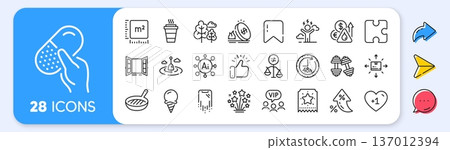 Gas price, Cardboard box and Ice cream line icons. Interest rate, AI generate, Inflation icons. Pack of Dumbbells, Takeaway, Square meter icon. Vector Gas price, Cardboard box and Ice cream line icons. Interest rate, AI generate, Inflation icons. Pack of Dumbbells, Takeaway, Square meter icon. Vector 137012394