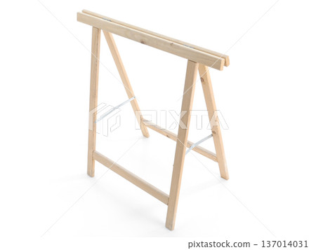 Wooden sawhorse Wooden sawhorse 137014031