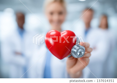 Healthcare Professionals Dedicated to Promoting Heart Health and Overall WellBeing 137014351