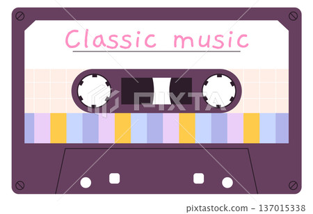 Classic music record cassette tape hipster mix 137015338