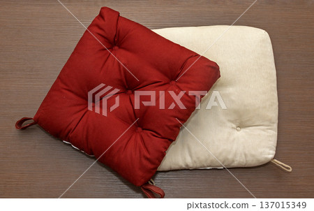 Colorful textile pillows Colorful textile pillows 137015349