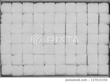 Crystal sugar cubes Crystal sugar cubes 137015350