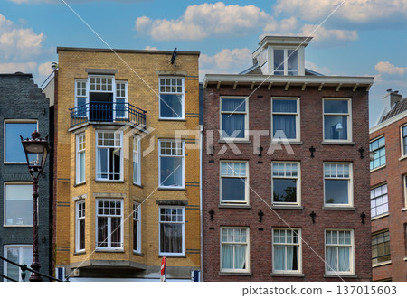 Houses architecture in Smsterdam Houses architecture in Smsterdam 137015603
