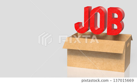 Job Opportunity and Career Recruitment Concept 3d render. 137015669