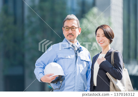 Businessman from a construction and real estate company Businessman from a construction and real estate company 137016312