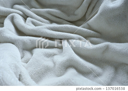 white soft fluffy blanket textile white soft fluffy blanket textile 137016538