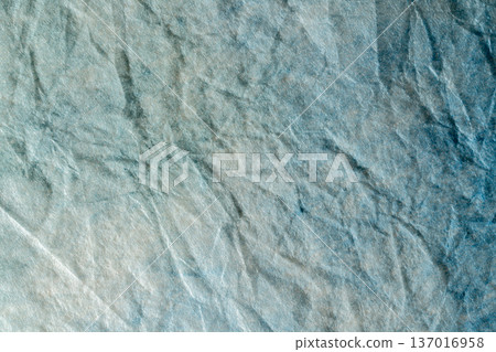 Bluish Japanese paper texture background 137016958