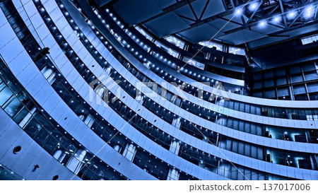 Fukuoka City and Buildings - Atrium of ACROS Fukuoka (Tenjin) Fukuoka City and Buildings - Atrium of ACROS Fukuoka (Tenjin) 137017006