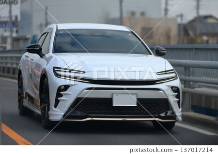 white domestic sports car white domestic sports car 137017214