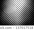 Shiny Perforated Metal Texture Industrial Background Design 137017518