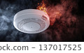 Smoke Detector in Fire and Smoke, Safety Concept 137017525