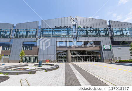 北海道帶廣市 - 晴朗天氣下的JR帶廣站（南口） 137018557