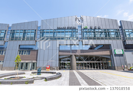 北海道帶廣市 - 晴朗天氣下的JR帶廣站（南口） 137018558