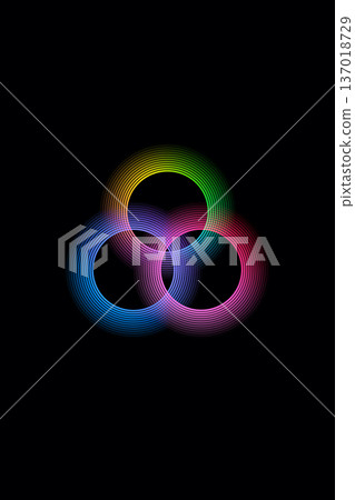 Circular background material 137018729