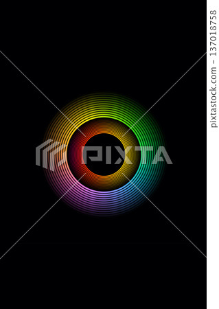 Circular background material 137018758